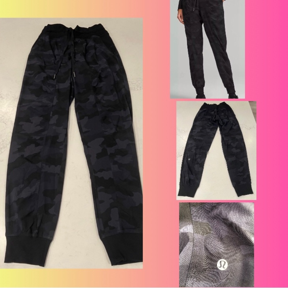 Lululemon Dance Studio Joggers Camo SIZE 4 Pants Small